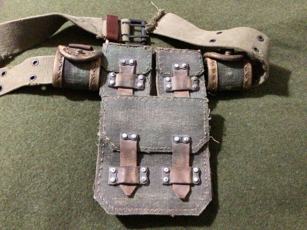 Apocalypse wasteland leather ammo bag.