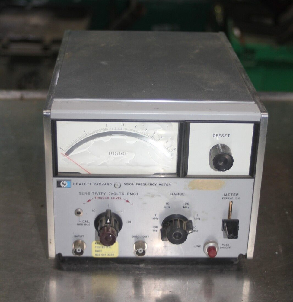Vintage HP Hewlett Packard Frequency Meter 5210A