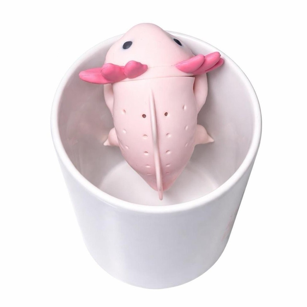 Pink Axolotl Tea Infuser