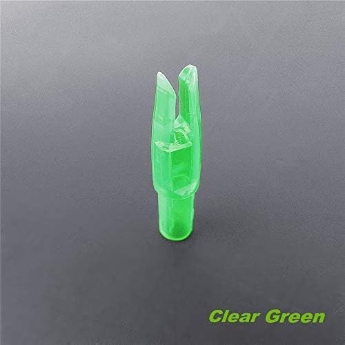 60 Pack Archery Arrow Nocks 0.246" Inside Diameter - Durable Plastic Inserts