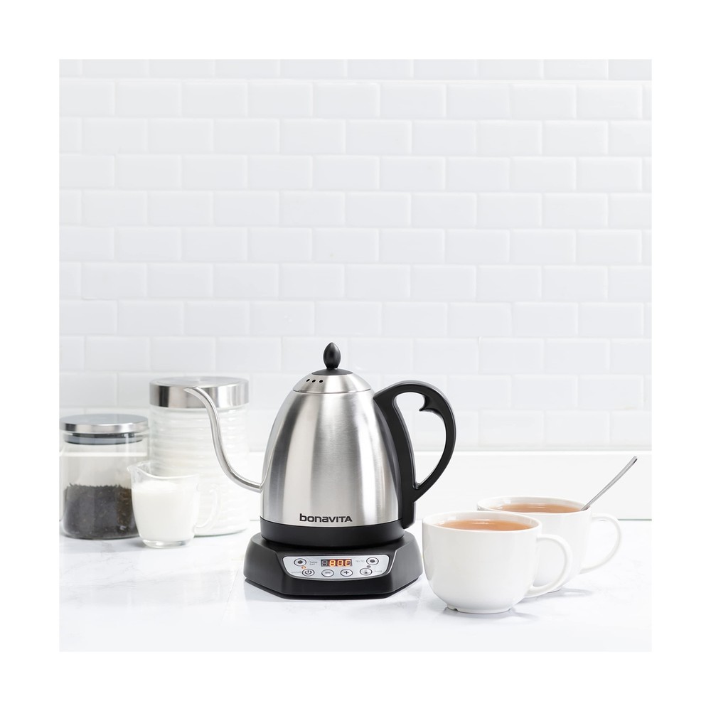 Bonavita BV382510V 1.0L Digital Variable Temperature Gooseneck Kettle