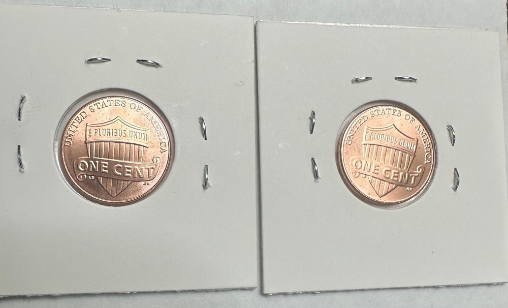 2025 P &D BU Lincoln Shield 2 Coin Set Gem Quality
