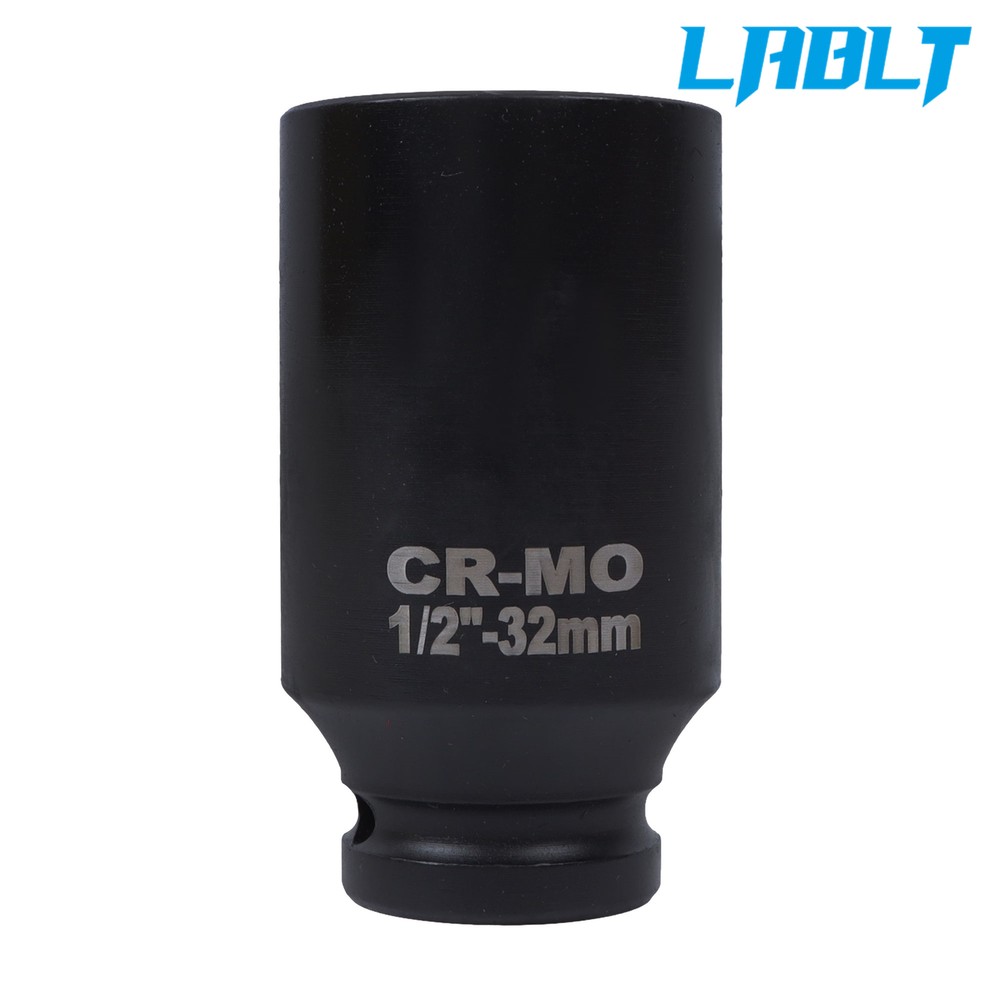 LABLT 1/2 Inch Drive Deep Impact Socket Tool Set Metric Garage Workshop Tools