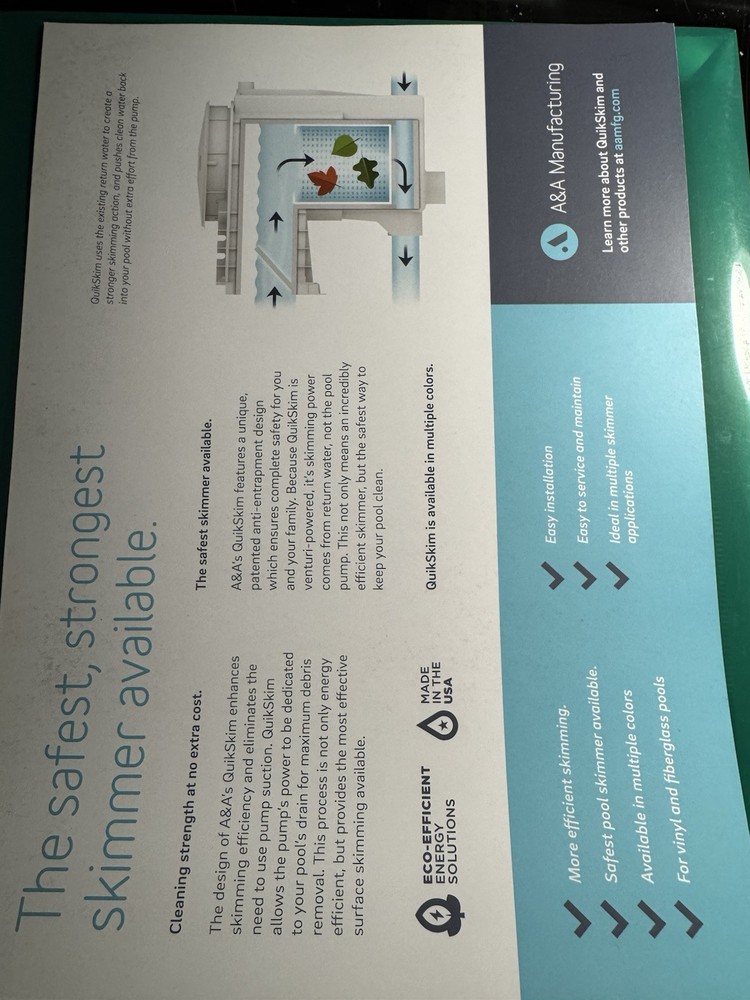 Pentair Quick Venturi Skimmer