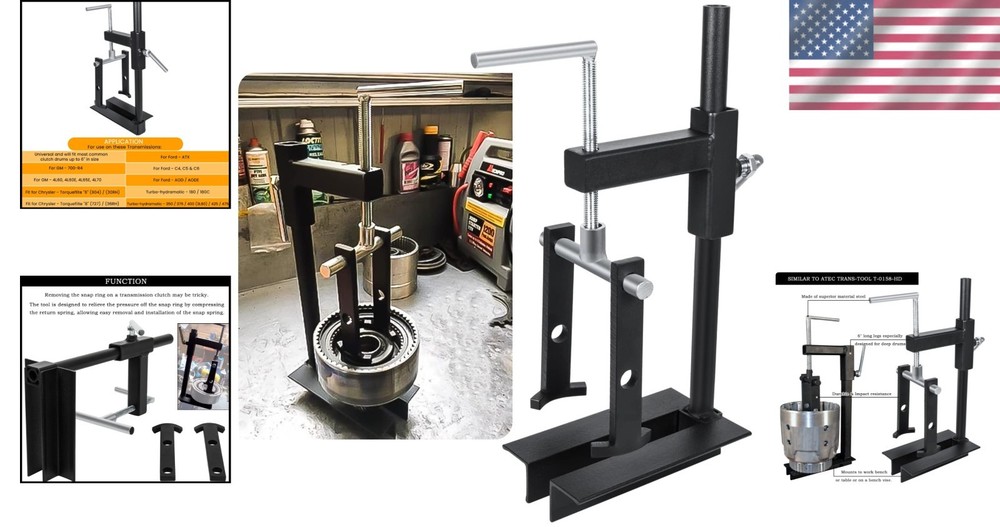 Professional Adjustable Clutch Drum Spring Compressor - T-0158 Transmission Tool