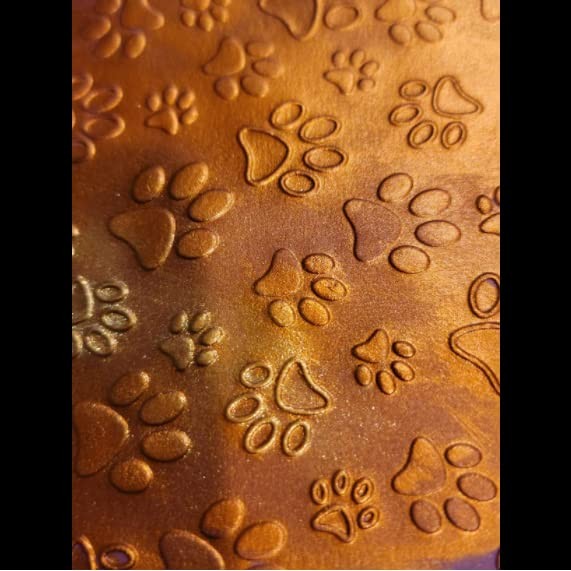 Pet Footprints Plastic Embossing Folders for Card Making Scrapbooking and Oth...