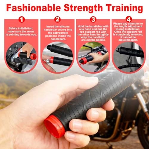 Universal Silicone Handlebar Grip Covers, Silicone Handlebar Grips for