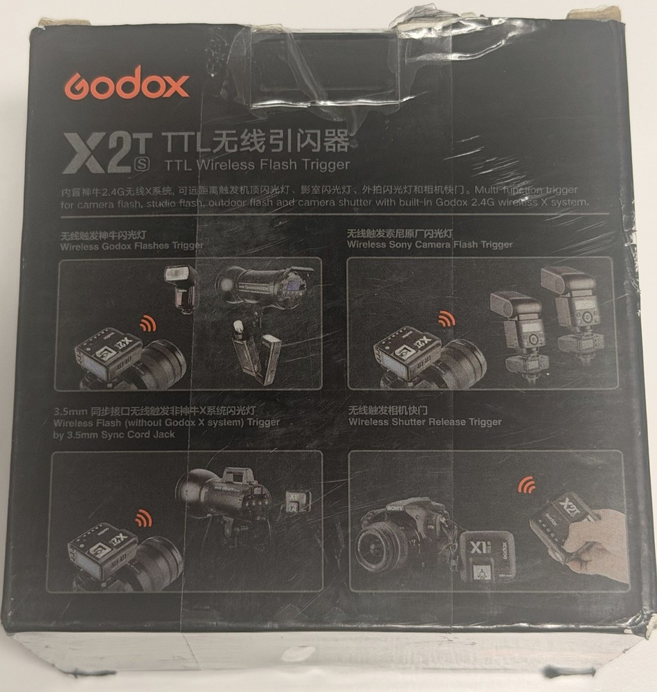 Godox X2T-S TTL Wireless Flash Trigger for Sony 2.4G Bluetooth Transmitter