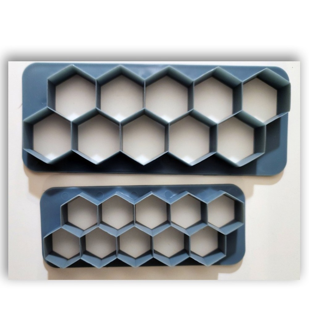 Sculpy Polymer Clay tools Hexigon Triangle Cabochon frame molds