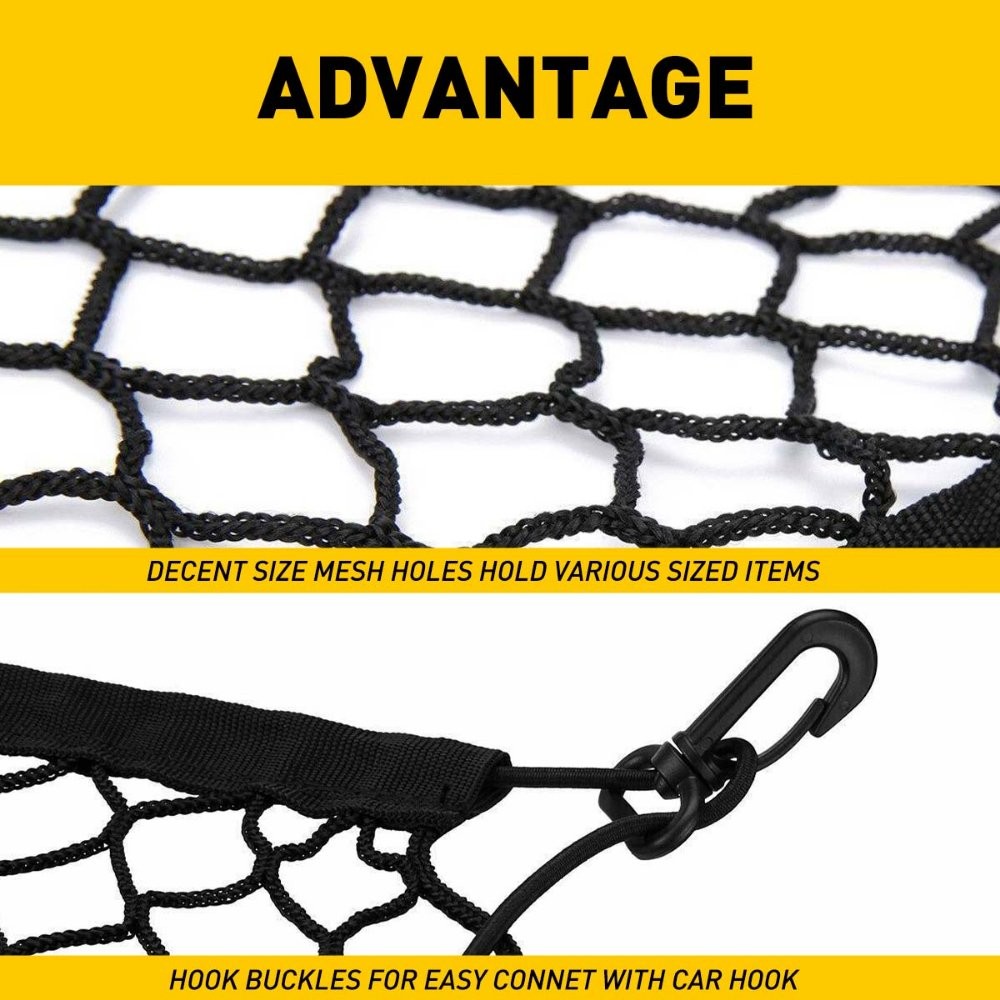 Envelope Style Trunk Cargo Net Storage Organizer Universal SUV Car Accessories