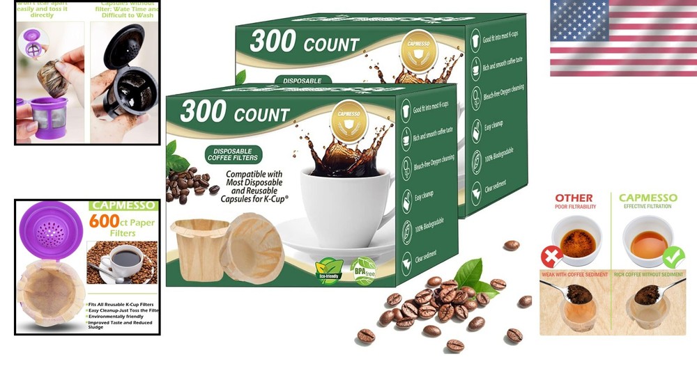 Compostable Keurig Coffee Filter Replacements