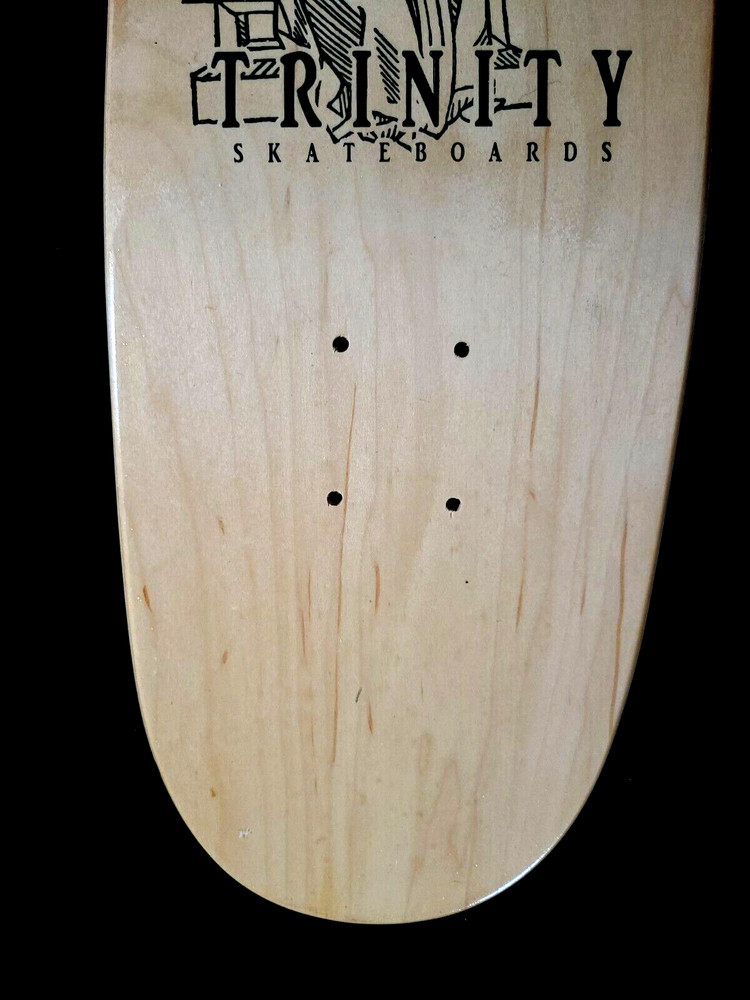 Mike Foster Signed Trinity Freestyle Autograph Skateboard Shaped Deck