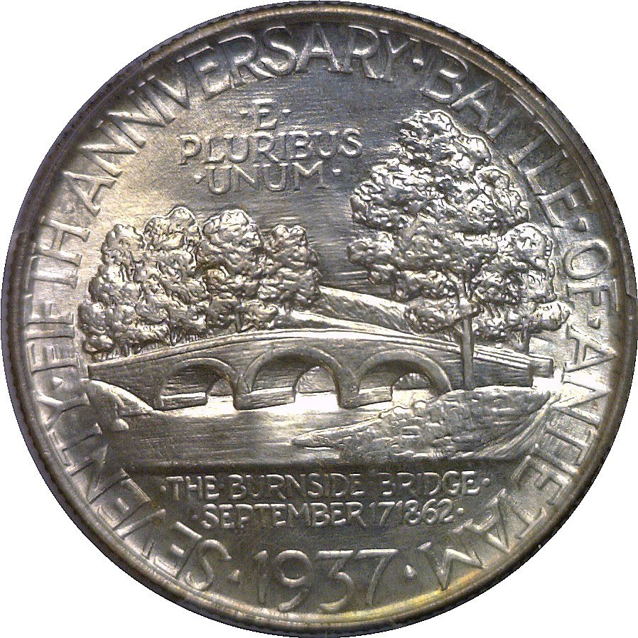 1937 Antietam Commemorative Half Dollar PCGS MS-66 CAC
