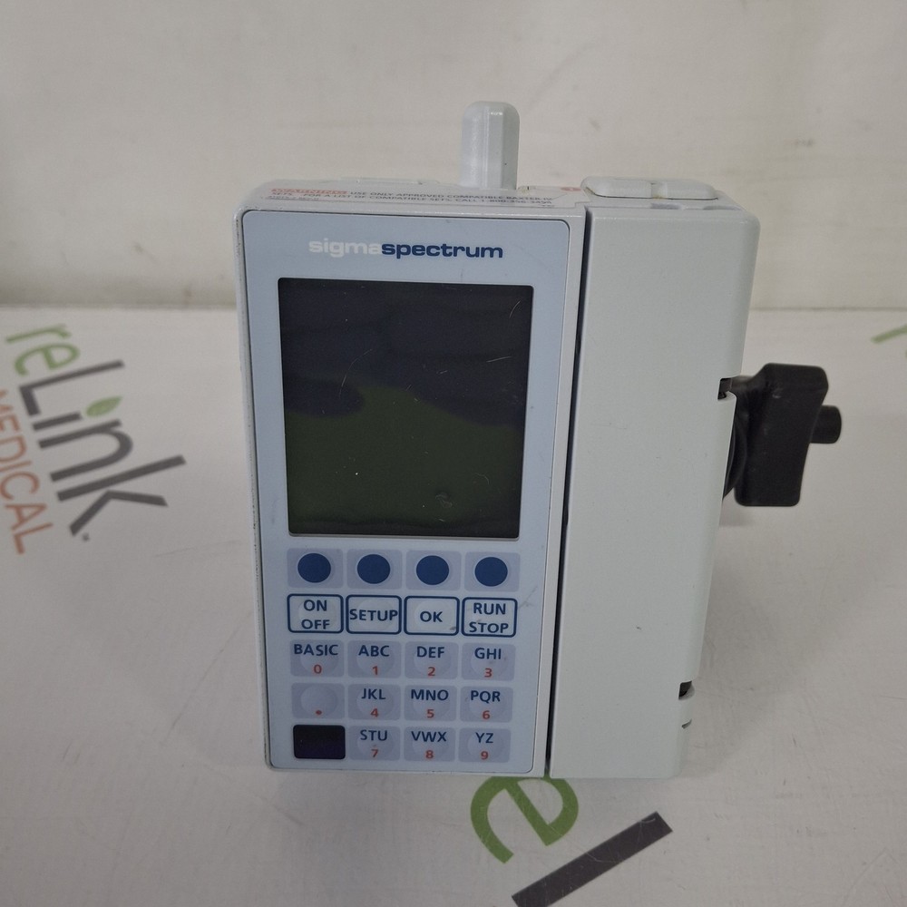 Baxter Sigma Spectrum with B/G Battery Infusion Pump
