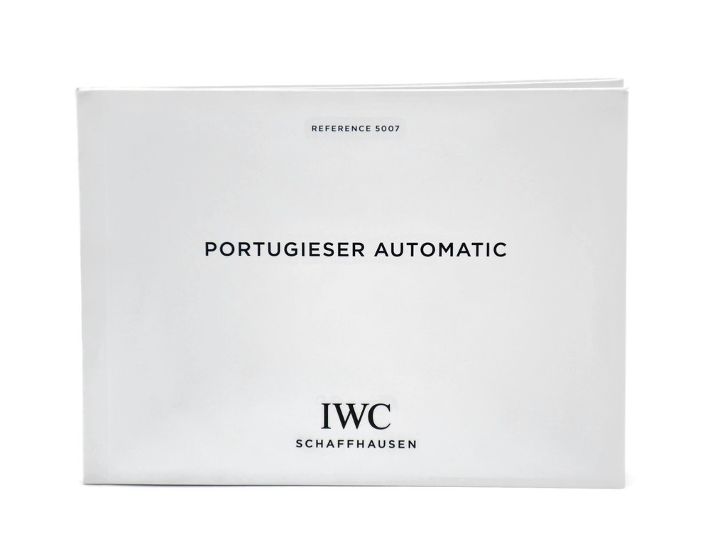 IWC Portugieser Automatic Booklet Manual 5007
