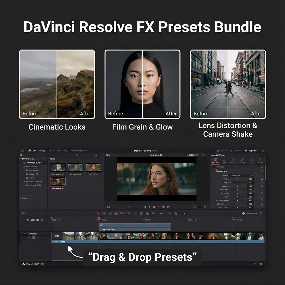 8000+ DaVinci Resolve Elements Bundle
