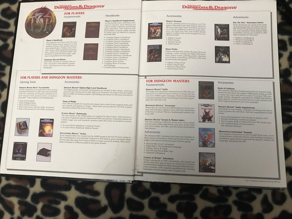 Skills & Powers, Hardcover Advanced Dungeons & Dragons, Accessory/2154 AD&D