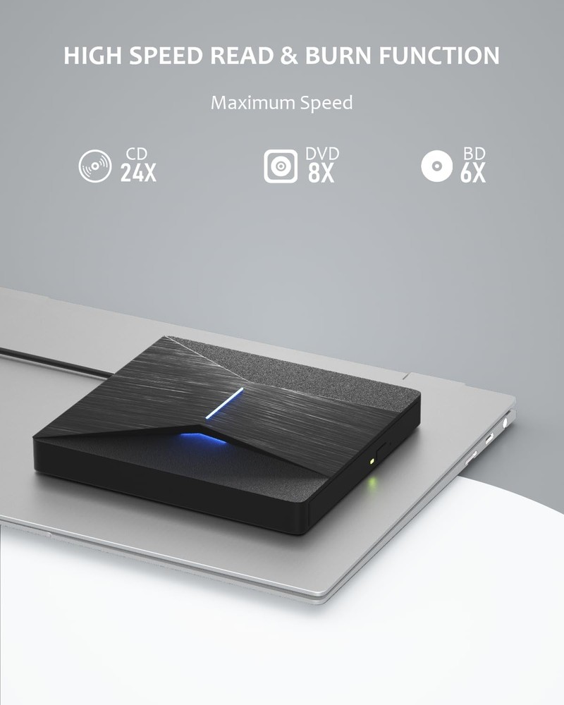 USB 3.0 and Type-C External Bluray Drive, Burner and...