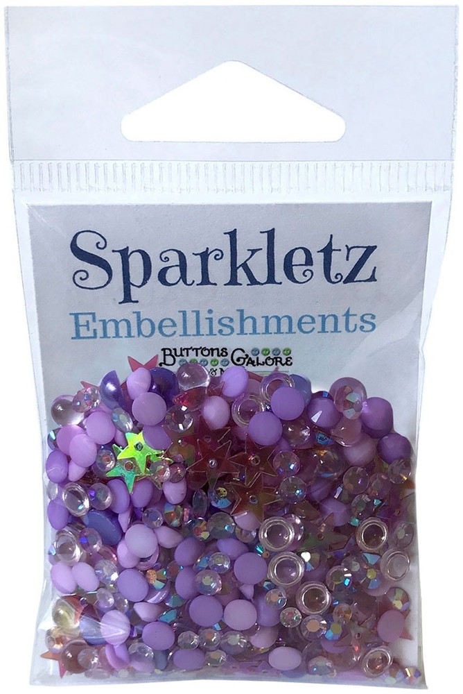 Buttons Galore Sparkletz Embellishment Pack 10g-Jelly Fish