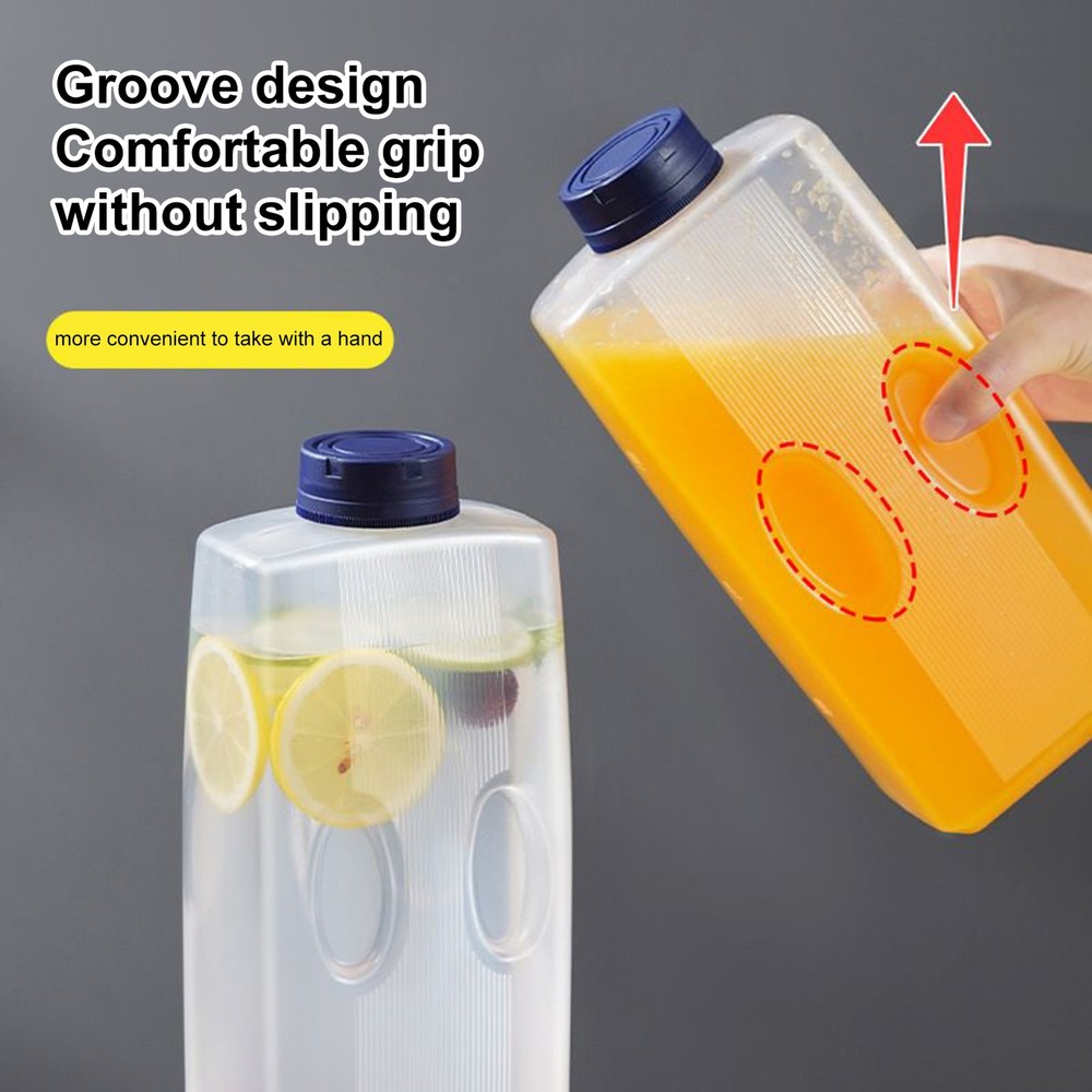 2L Empty Juice Bottle Refrigerator Juice Container Bottle Reusable Bottle