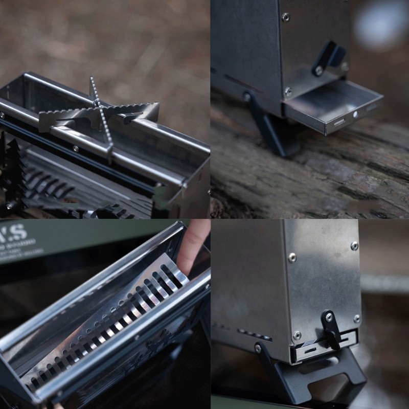 Flexible Outdoor Burning System Operates Using divisions And Hard divisions