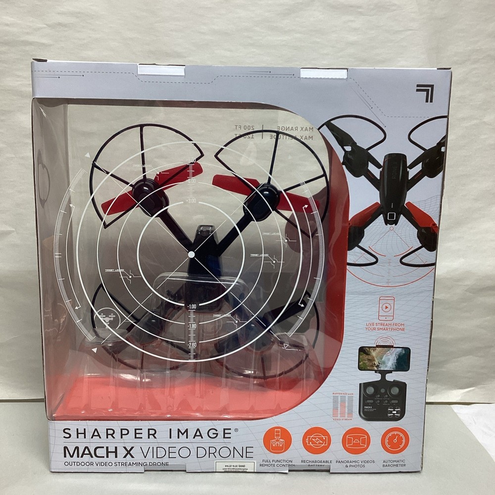 Sharper Image Drone with Streaming Camera- Free S&H