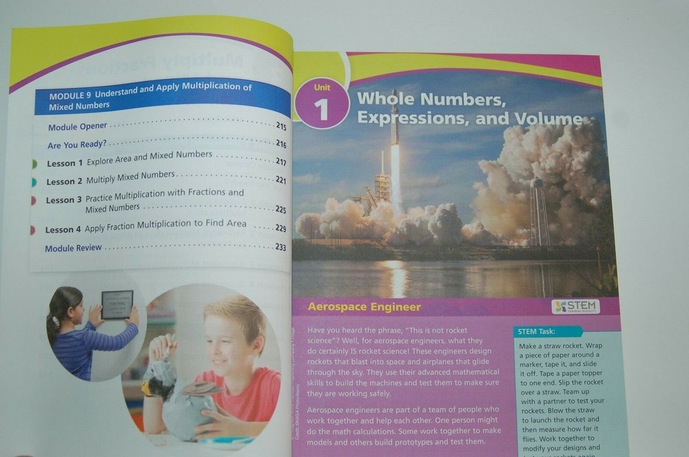 HMH into Math - Full Set Grade 5 Student Modules 1-20 plus Practice Journal