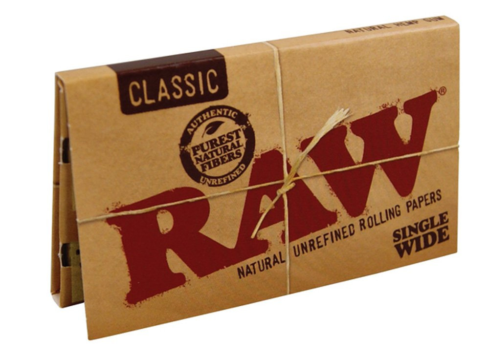 RAW Classic Single Wide Rolling Papers  (2 Booklets) MIX & MATCH