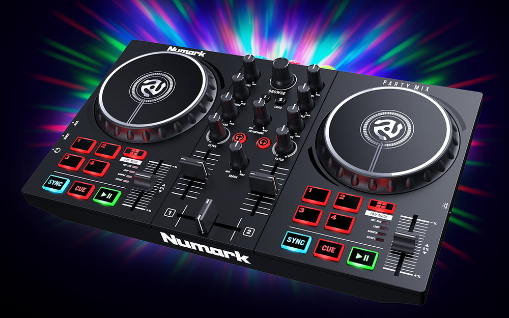Numark Party Mix II 2-Channel DJ Controller With Built-in Lights