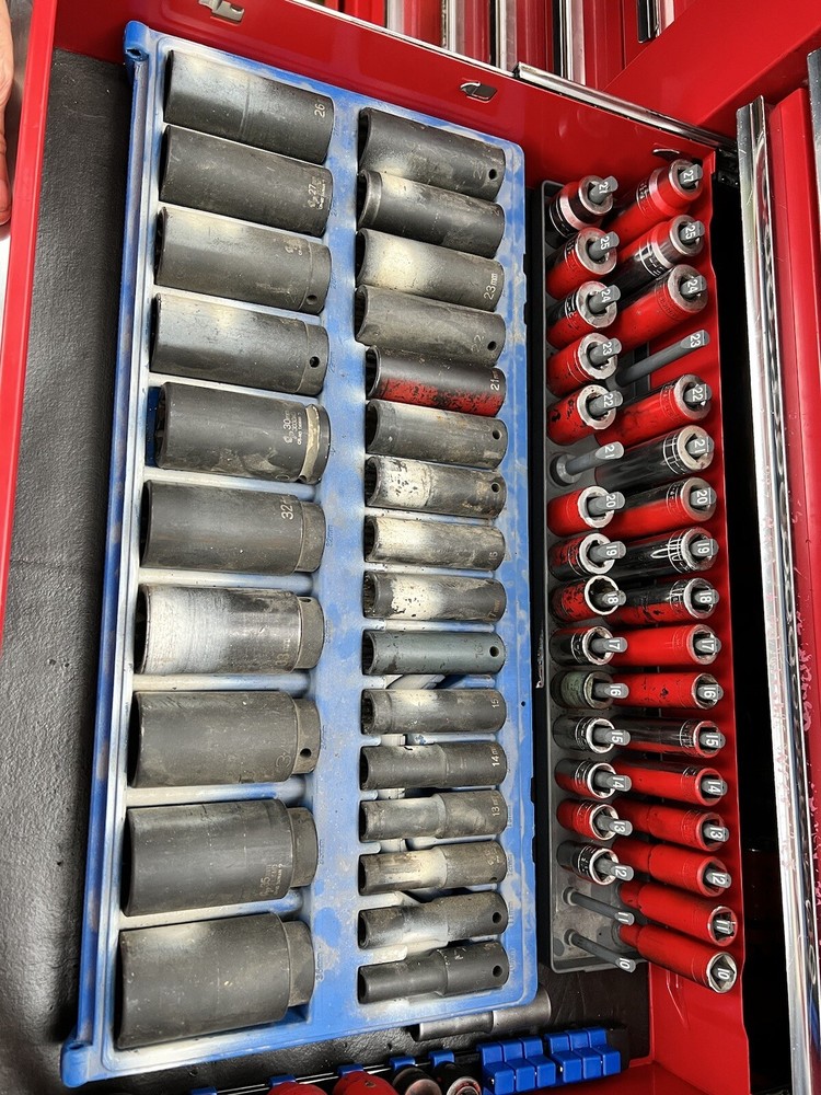 Toolbox w/ Custom Cart & Tools