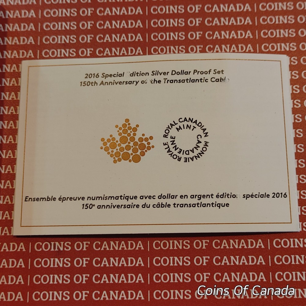 2016 Canada Special Edition Colored Silver Dollar Proof Set #coinsofcanada