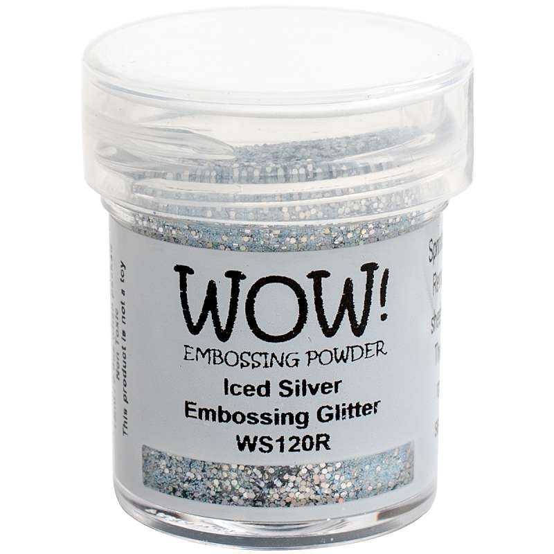 WOW! Embossing Powder 15ml Iced Silver