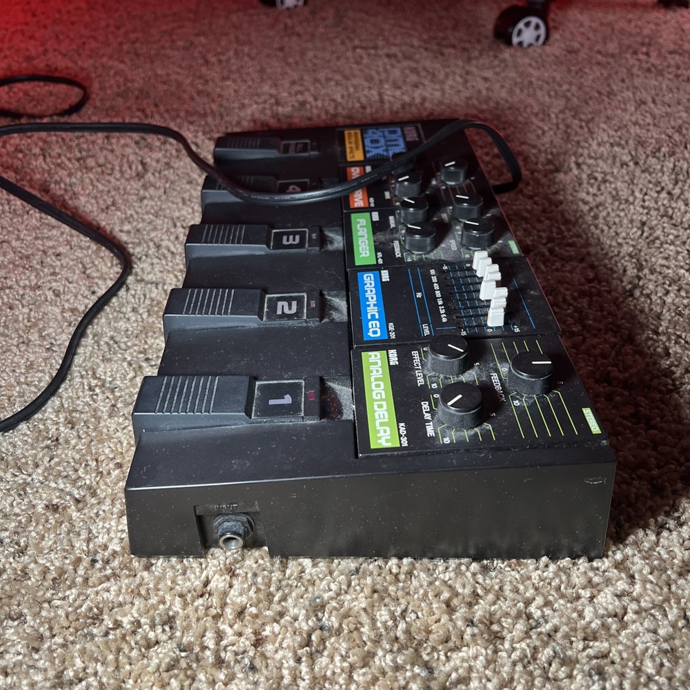 Korg PME-40X Modular Effect OVER DRIVE, DIGITAL DELAY, GRAPHIC EQ, EXT SELECTOR