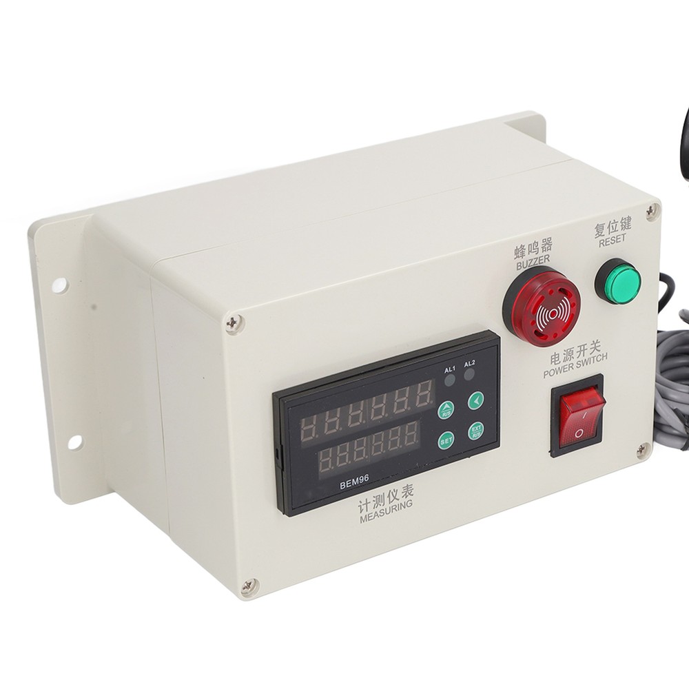 Digital Yard Counter With Spring Bracket 6Digits Roller Cable Wheel Length Meter