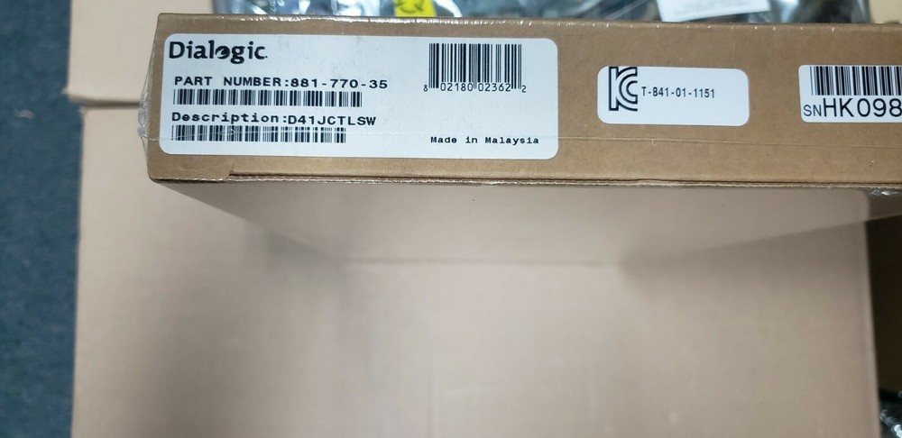 Dialogic D41JCTLSW - NEW SEALED  (881-770)