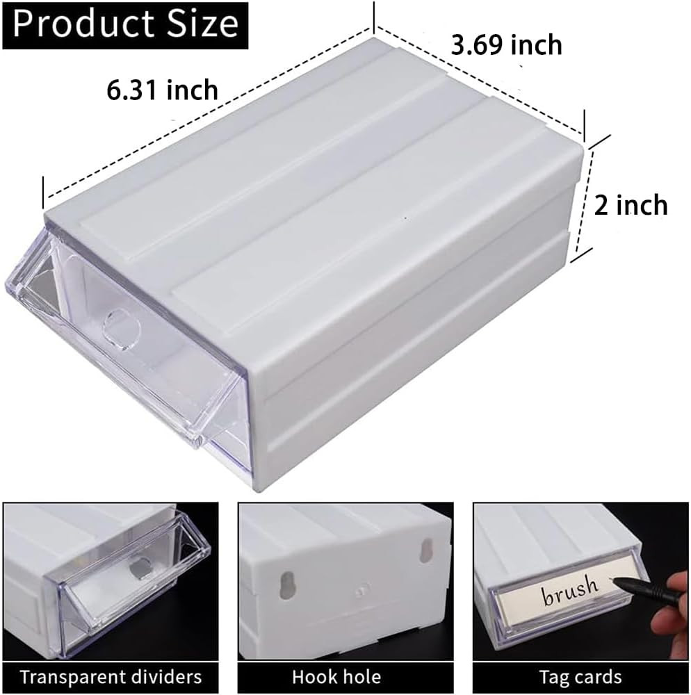 Plastic Craft Organizers and Storage,Stackable Storage Drawers, Drawers Storage