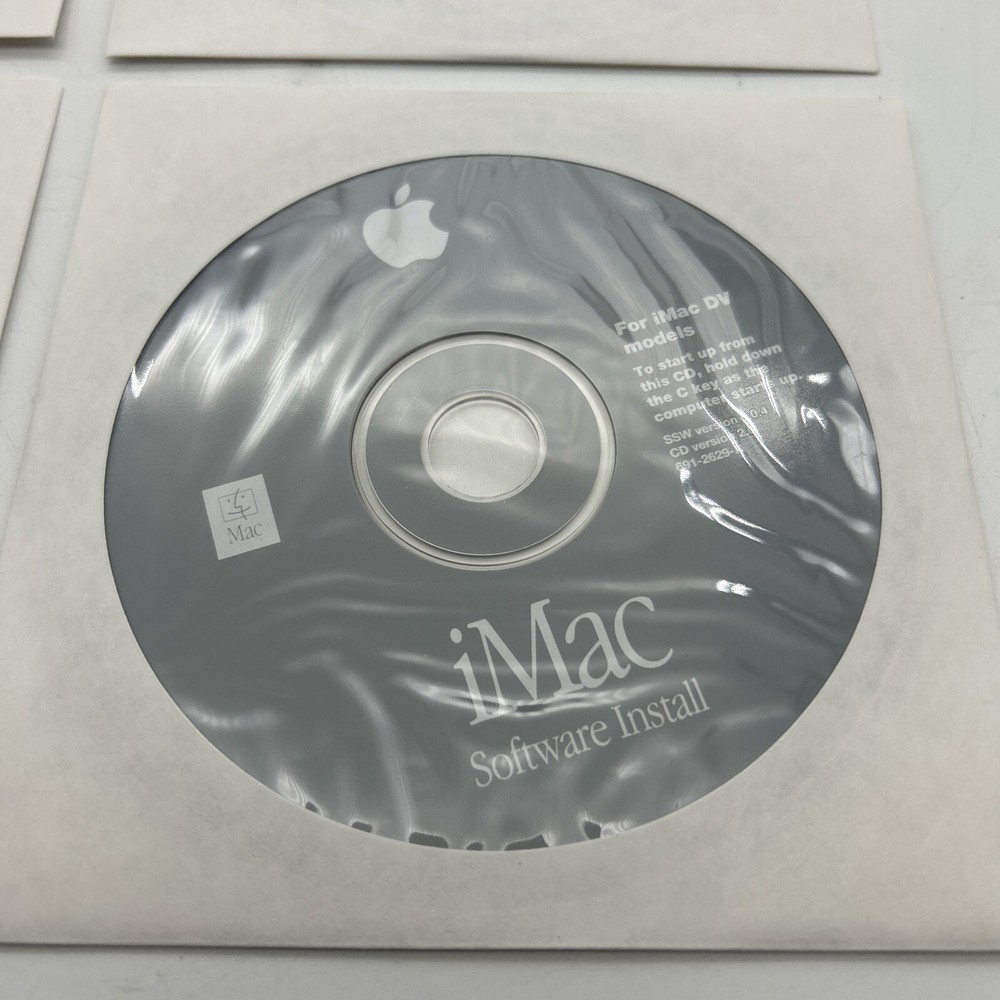 NEW Original Apple iMac DV Macintosh Mac 9.0.4 Software Restore Disc Bundle 7829