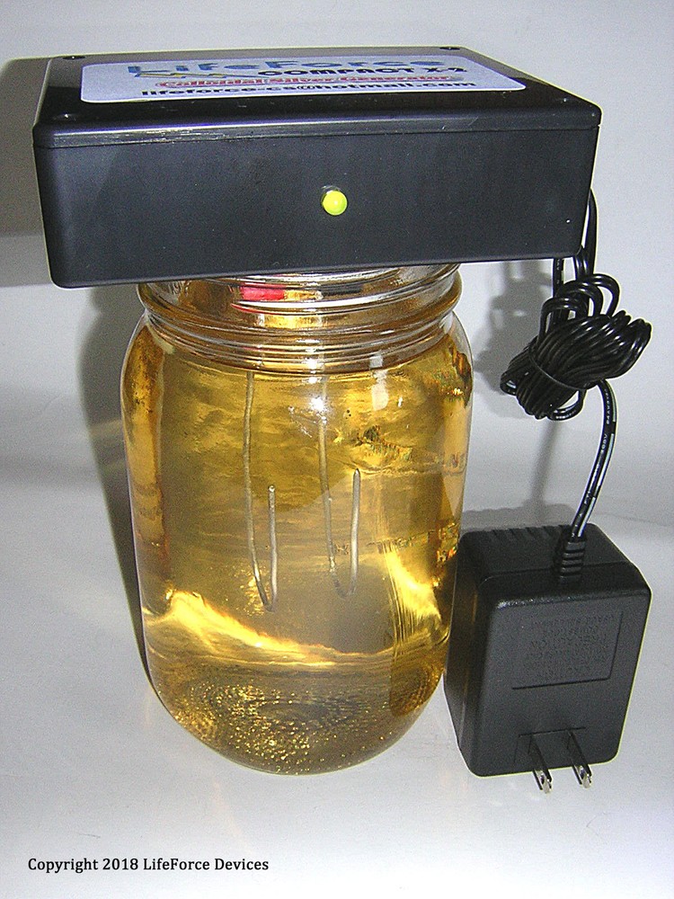 Compact COMBO-2 Deluxe Colloidal Silver Generator Package by LifeForce Devices