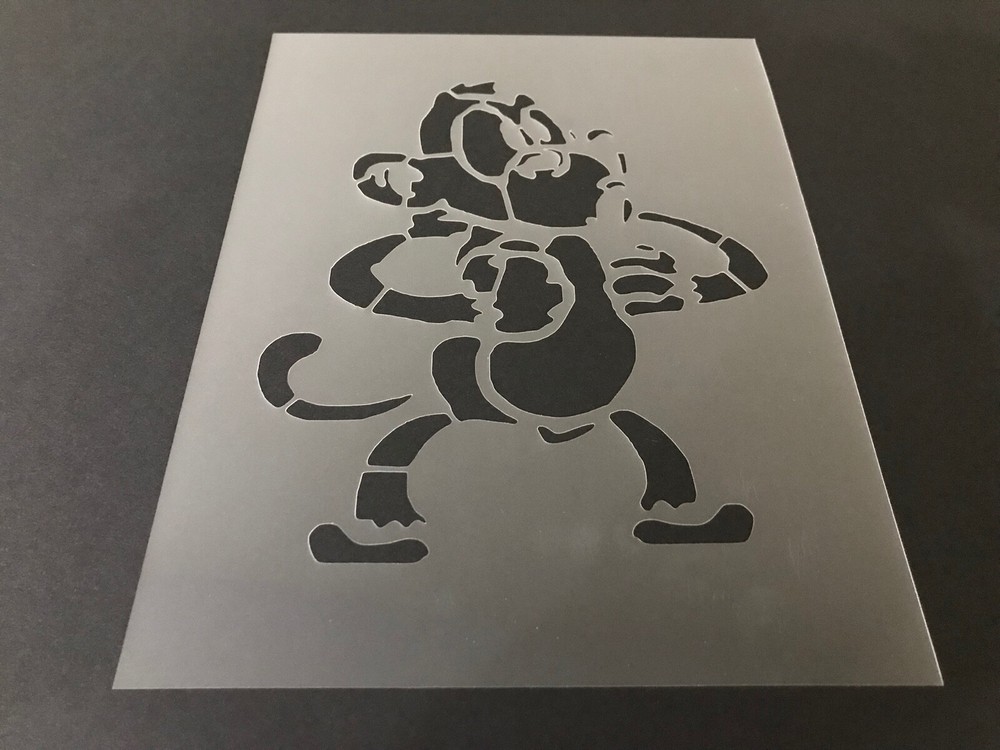Monkey #1 Stencil 10mm or 7mm Thick, Ape, Monkeys, Jungle, Chimpanzee