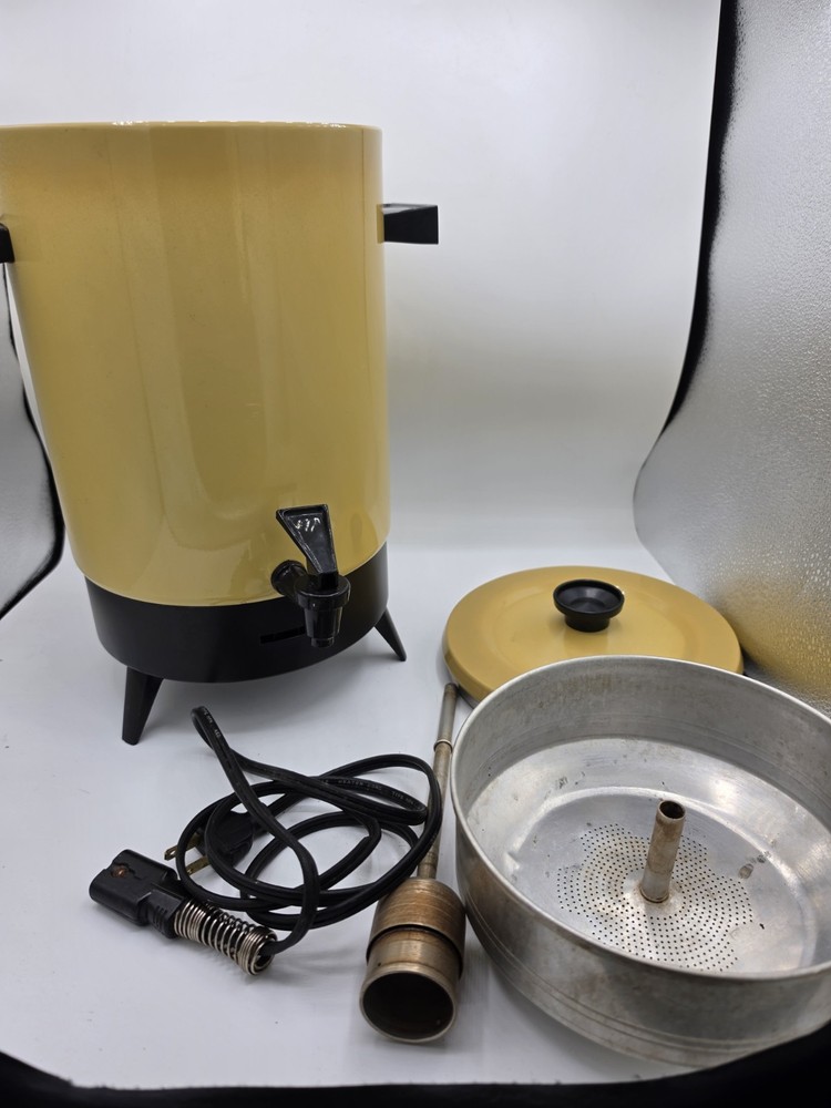 Empire 32 Cup Buffet Automatic Coffee Percolator TESTED works
