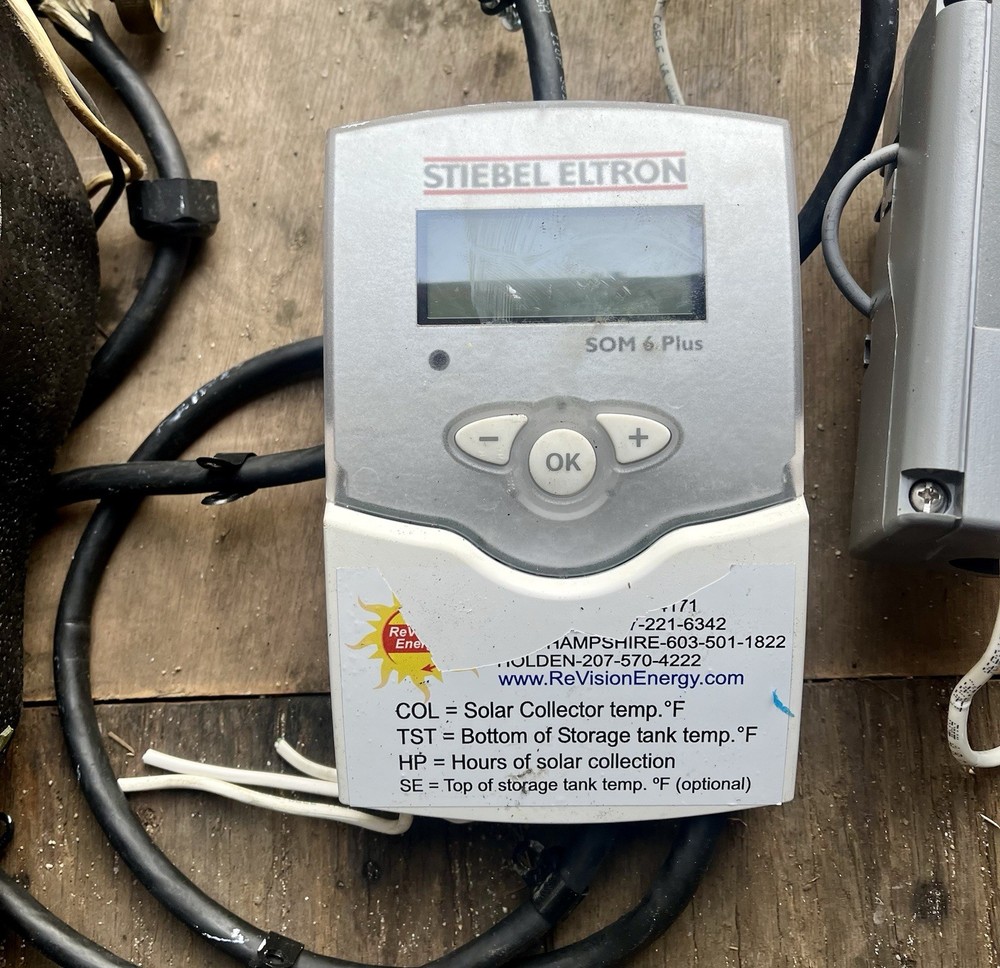 Stiebel Eltron Solar Hot Water Control, Pump, Sensors And Wiring