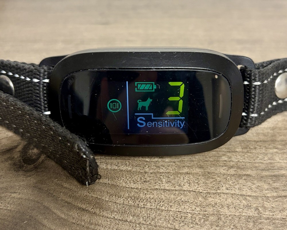 Rechargeable Smart Bark Control Collar Digital Display Adjustable Sensitivity