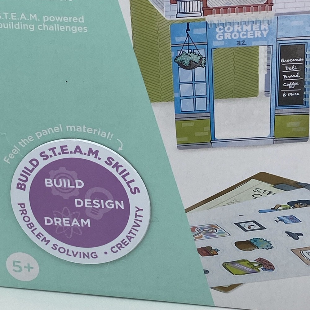 NIB MindWare Wonderhood Corner Shops Creativity STEM Building Activity Designing