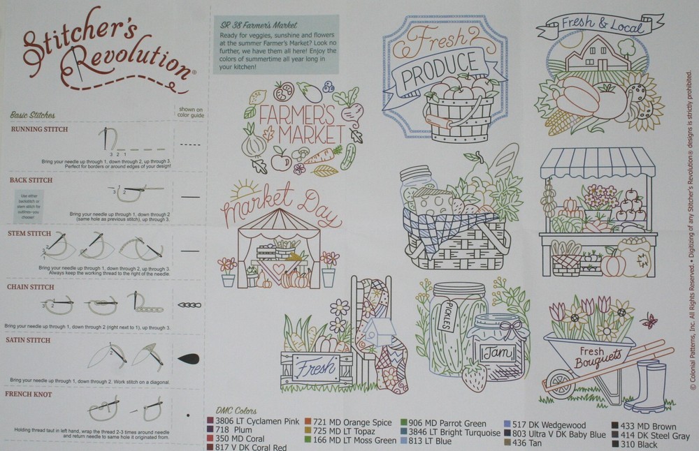 STITCHER'S REVOLUTION IRON-ON TRANSFERS - YOU PICK