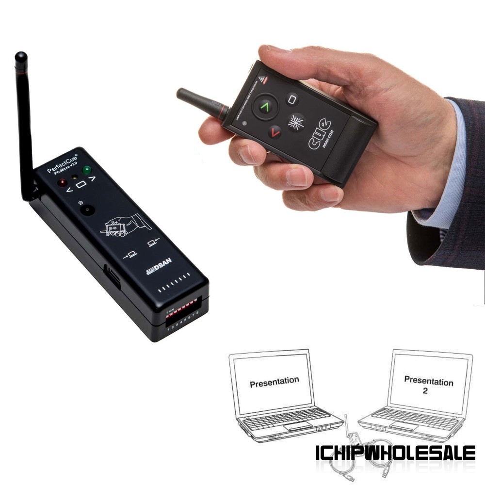 PC Micro 100M Presentation Controller One-Drive-Two Page for PPT Presentation