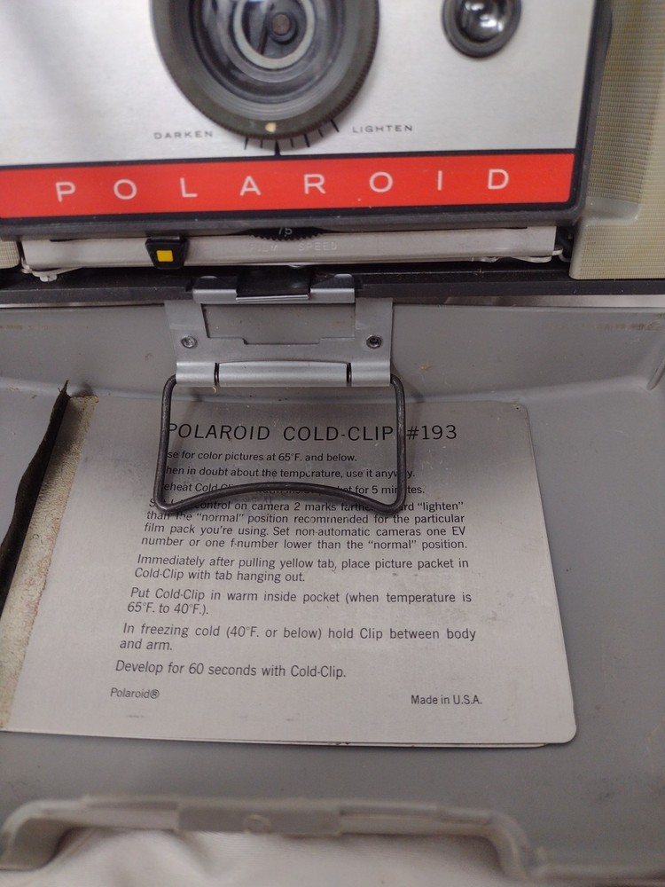 Polaroid Land Camera Model 220 Vintage Instant Camera 1961–63 Untested