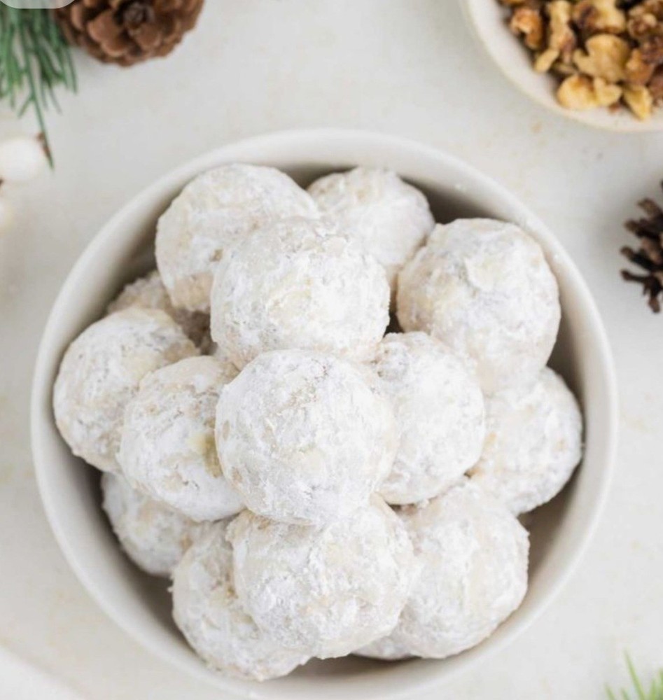 Walnut Snowball Cookies