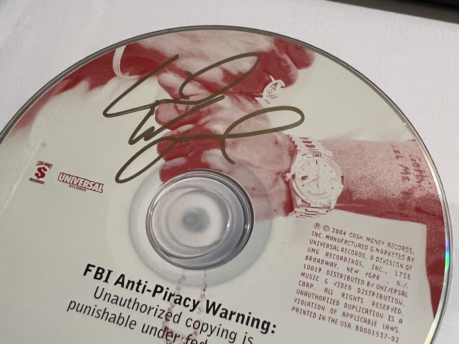 LIL WAYNE "THA CARTER” SIGNED FRAMED AUTOGRAPHED CD COVER *EXACT PROOF w/ COA