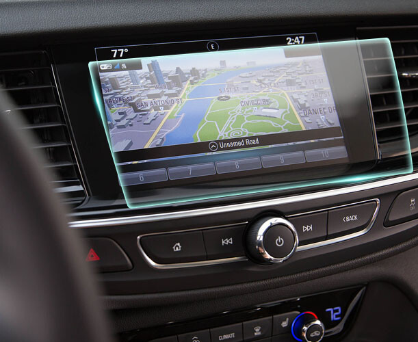 Crystal Clear Screen Protector for 2018 Buick Regal Vehicle Navigation