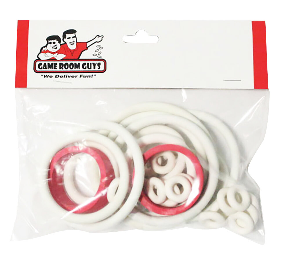 Stern Flight 2000 Pinball Machine Replacement Repair Rubber Ring Kit White